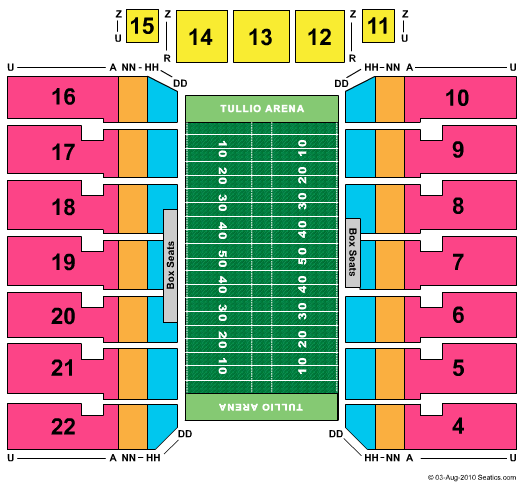 Erie Insurance Arena Football Seating Chart